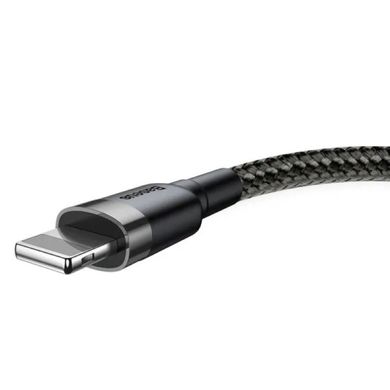 Купити Кабель Baseus Cafule Lightning USB 1.5 A 2m Black-Gray