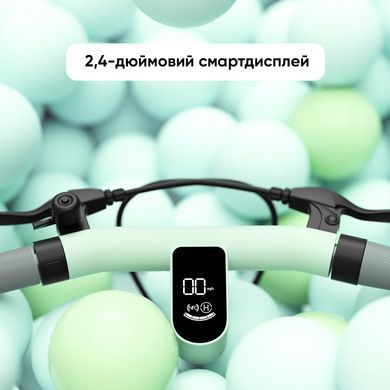 Купити Електросамокат з сидінням OKAI Ceetle PRO EA10C Mint Green 10', 350(900)W, 25Km/h, 10.4Ah, 55Km, 20%,NFC, App, 29kg