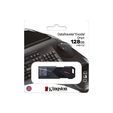 Купити Флеш-накопичувач Kingston USB 3.2 Gen 1 (USB 3.0) 128GB Black