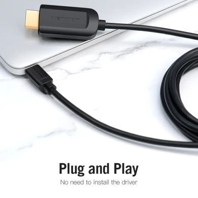 Купити Кабель Vention CGUBG Type-C to HDMI 1,5 м Black