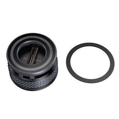 Купити Автотримач для телефона BOROFONE BH144 Custodio vacuum suction cup magnetic holder(multi-scene) black metal gray