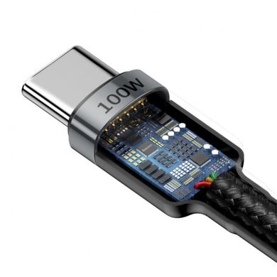 Купити Кабель Baseus Cafule USB Type-C Type-C 3 A 60 W 2m Black-Gray