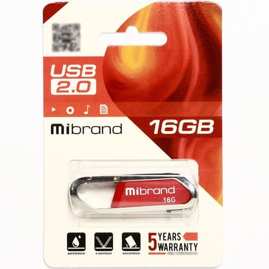 Купити Флеш-накопитель Mibrand Aligator USB2.0 16GB Red