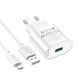 Сет сетевого зарядного устройства HOCO C109A Fighter single port QC3.0 charger (Micro) White