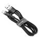 Кабель Baseus Cafule Lightning USB 1.5 A 2m Black-Gray