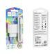Сет сетевого зарядного устройства HOCO C109A Fighter single port QC3.0 charger (Micro) White