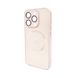 Скляний чохол з MagSafe AG Glass Apple iPhone 15 Pro Max Chanel Pink