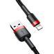 Кабель Baseus Cafule Cable USB For iP 2A 3m Красный+Чёрный