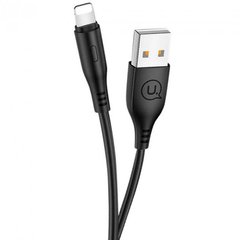 Купити Кабель Usams US-SJ266 U18 Round lightning Cable USB Lightning 2A 1m Black