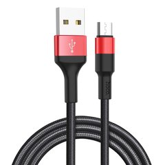 Купити Кабель Hoco X26 USB Micro 2A 1m Black-Red