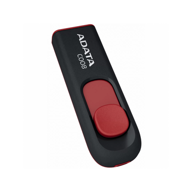 Купити Флеш-накопичувач A-DATA C008 USB2.0 16GB Black-Red