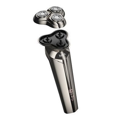 Купити Електробритва HOCO HP39 600 mAh. Three-head shaver Metal Gray