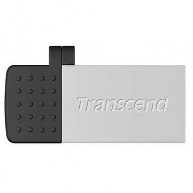 Купити Флеш-накопитель Transcend USB2.0/microUSB JetFlash 380 64GB Silver