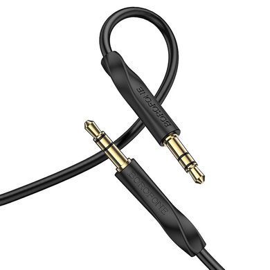 Купити Аудіокабель BOROFONE BL16 3.5mm male to 3.5mm male, PVC, 1m, Black