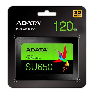 Купити Накопитель SSD A-DATA Ultimate SU650 2.5" SATA III (6Gb/s) 3D TLC NAND