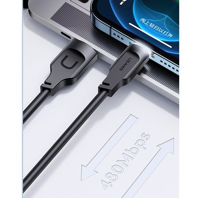 Купити Кабель Usams US-SJ565 USB Lightning 2.4 A 1,2 m Black