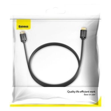 Купити Кабель Baseus high definition Series HDMI To HDMI Adapter Cable 1m Black