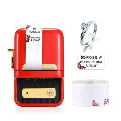 Купити Термопринтер для печати наклеек NIIMBOT B21S Red
