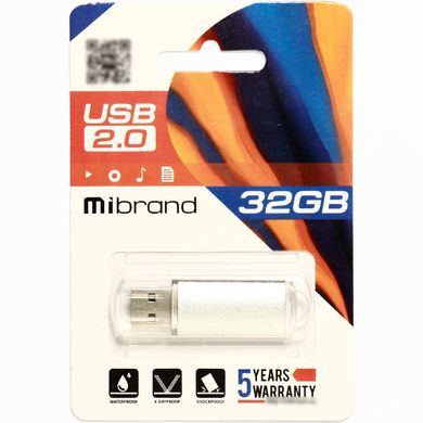 Купити Флеш-накопитель Mibrand Cougar USB2.0 32GB Silver