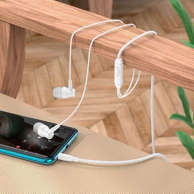 Купити Наушники BOROFONE BM67 Talent universal earphones with mis White