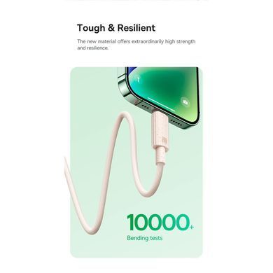 Купити Кабель Baseus Habitat Series Fast Charging Cable Type-C to iP 20W 2m Wheat Pink