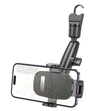 Купити Тримач для мобільного Hoco H17 Waves rearview mirror Black