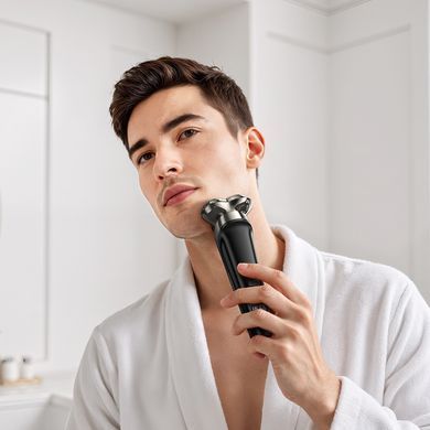 Купити Електробритва HOCO HP39 600 mAh. Three-head shaver Metal Gray