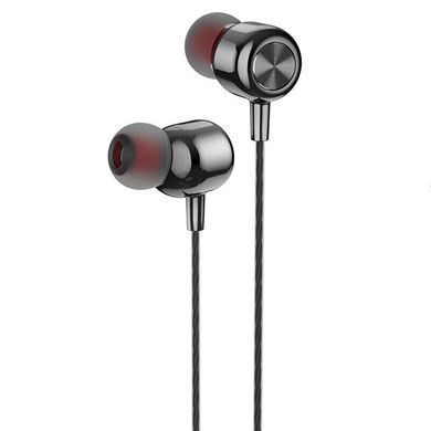 Купити Навушники HOCO M87 String wired earphones with with microphone Gloomy Black
