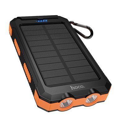 Купити Зовнішній акумулятор HOCO J164 Platinum solar dual lighting power bank(8000mAh) Black