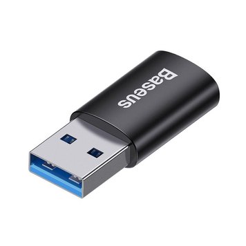 Купити Адаптер Baseus USB Type-A Type-C Black