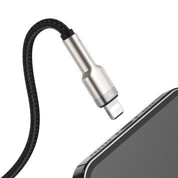 Купити Кабель Baseus Cafule Series Metal Data Cable Type-C to iP PD 20W 1m Black