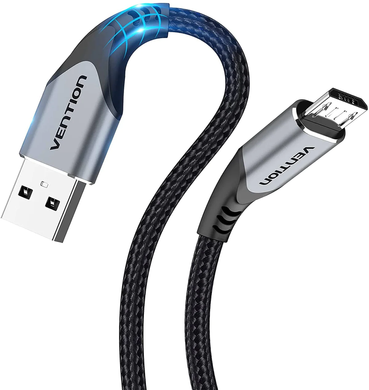 Купити Кабель Vention USB Type A Micro 3 A 1m Gray