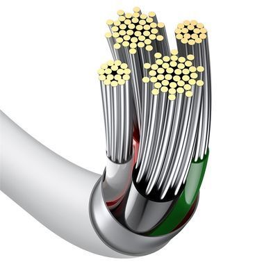 Купити Кабель Baseus Superior Series Fast Charging Data Cable USB to iP 2.4A 0.25m White