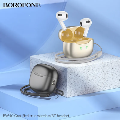 Купити Бездротові навушники Borofone BW40 Bluetooth 5.3 Gold