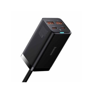 Купити Мережевий зарядний пристрій Baseus GaN3 Pro Desktop Fast Charger 2U+2C Black
