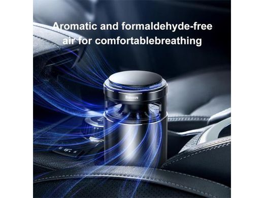 Купити Автомобильный освежитель воздуха Baseus Micromolecule formaldehyde SIlver - Уценка