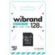 Карта пам'яті microSDXC (UHS-1 U3) Wibrand 128Gb class 10 (adapter SD)