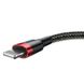 Кабель Baseus Cafule Lightning USB 1.5 A 2m Black-Red