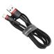 Кабель Baseus Cafule Lightning USB 1.5 A 2m Black-Red