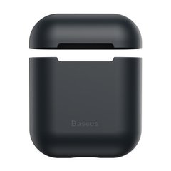 Купити Чохол для навушників Baseus Super Thin Silica Gel Case For Pods Black