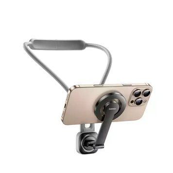 Купити Тримач "REMAX First perspective neck magnetic phone holder RM-C56" Grey