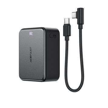 Купити Зовнішній акумулятор ACEFAST M28-10000 22.5W fast charging power bank with cable Black