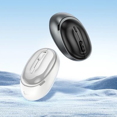 Купити Миша HOCO GM34 Nuevo dual-mode business wireless mouse Black Metal Gray