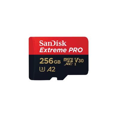 Купити Карта пам'яті SanDisk microSDXC Extreme Pro 256GB Class 10 UHS-I (U3) V30 A2 W-140MB/s R-200MB/s