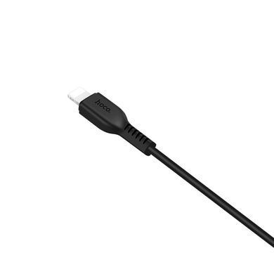 Купити Кабель HOCO X20 USB to iP 2.4A, 1m, PVC, TPE connectors, Black
