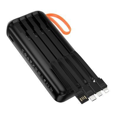Купити Зовнішній акумулятор Hoco J151A Spirit dual lighting four-cable power bank(20000mAh)