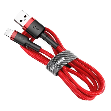 Купити Кабель Baseus Cafule Lightning USB 1.5 A 2m Red