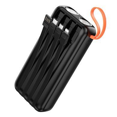 Купити Зовнішній акумулятор Hoco J151A Spirit dual lighting four-cable power bank(20000mAh)