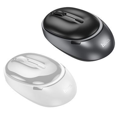 Купити Миша HOCO GM34 Nuevo dual-mode business wireless mouse Black Metal Gray