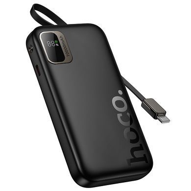 Купити Зовнішній акумулятор HOCO Q51 Key PD20W power bank with telescopic cable(10000mAh) Black